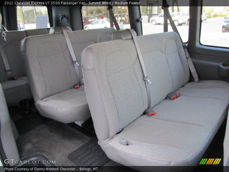 Rear Seat of 2012 Express LT 3500 Passenger Van