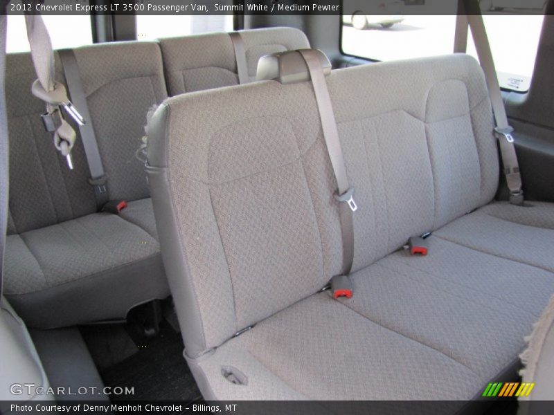 Rear Seat of 2012 Express LT 3500 Passenger Van