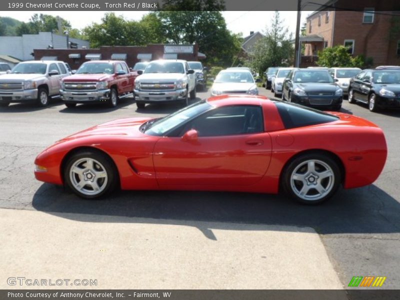 Torch Red / Black 1999 Chevrolet Corvette Coupe