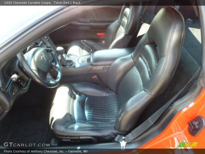 Front Seat of 1999 Corvette Coupe