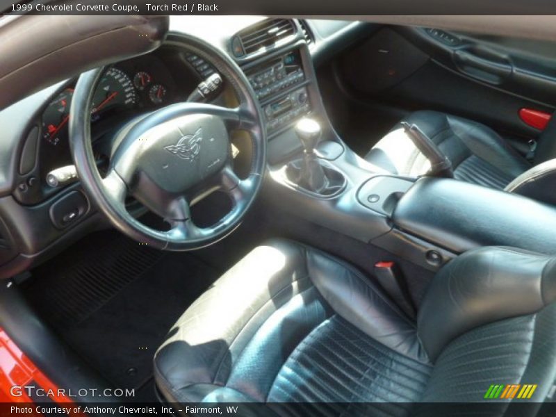 Black Interior - 1999 Corvette Coupe 