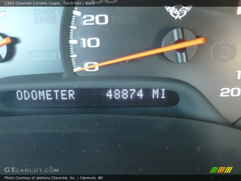 Torch Red / Black 1999 Chevrolet Corvette Coupe