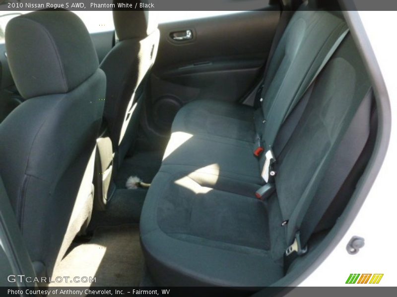 Phantom White / Black 2010 Nissan Rogue S AWD