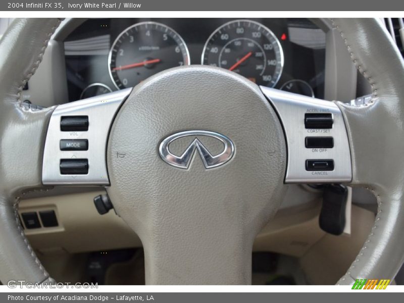 Ivory White Pearl / Willow 2004 Infiniti FX 35