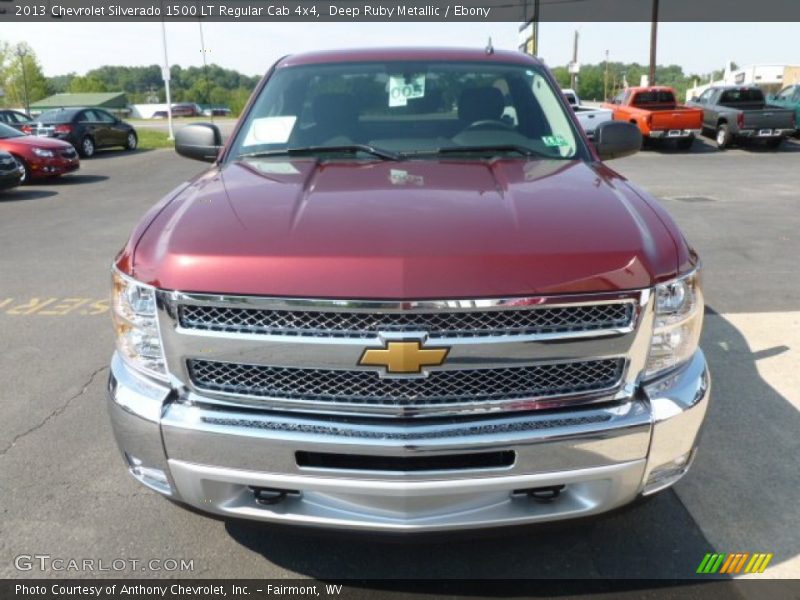 Deep Ruby Metallic / Ebony 2013 Chevrolet Silverado 1500 LT Regular Cab 4x4