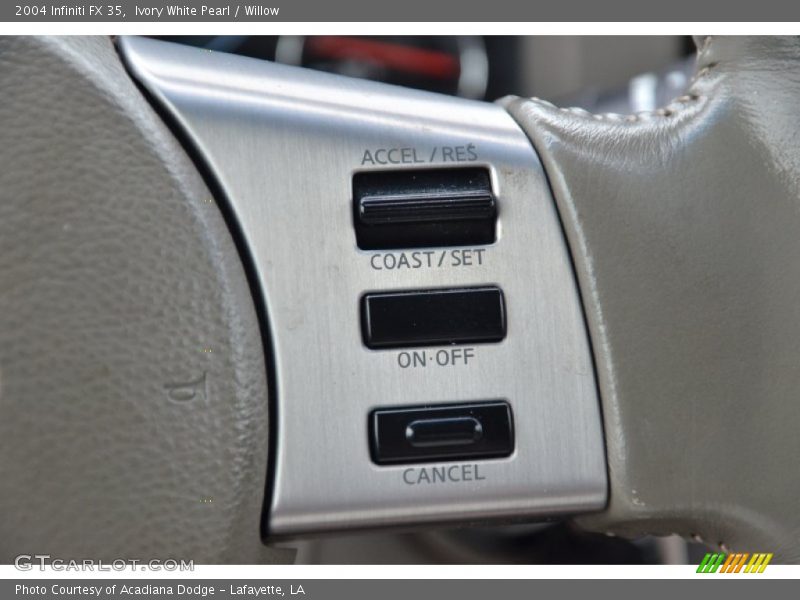 Ivory White Pearl / Willow 2004 Infiniti FX 35