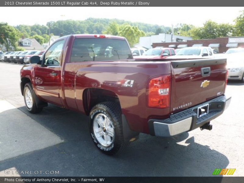 Deep Ruby Metallic / Ebony 2013 Chevrolet Silverado 1500 LT Regular Cab 4x4