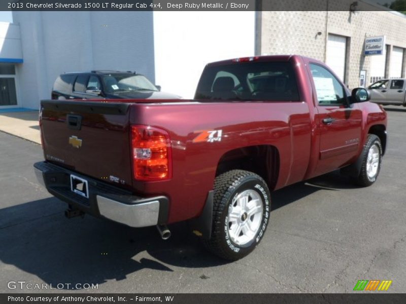 Deep Ruby Metallic / Ebony 2013 Chevrolet Silverado 1500 LT Regular Cab 4x4