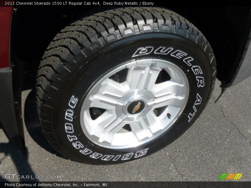 Deep Ruby Metallic / Ebony 2013 Chevrolet Silverado 1500 LT Regular Cab 4x4