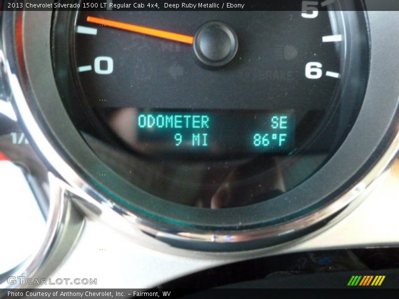 Deep Ruby Metallic / Ebony 2013 Chevrolet Silverado 1500 LT Regular Cab 4x4