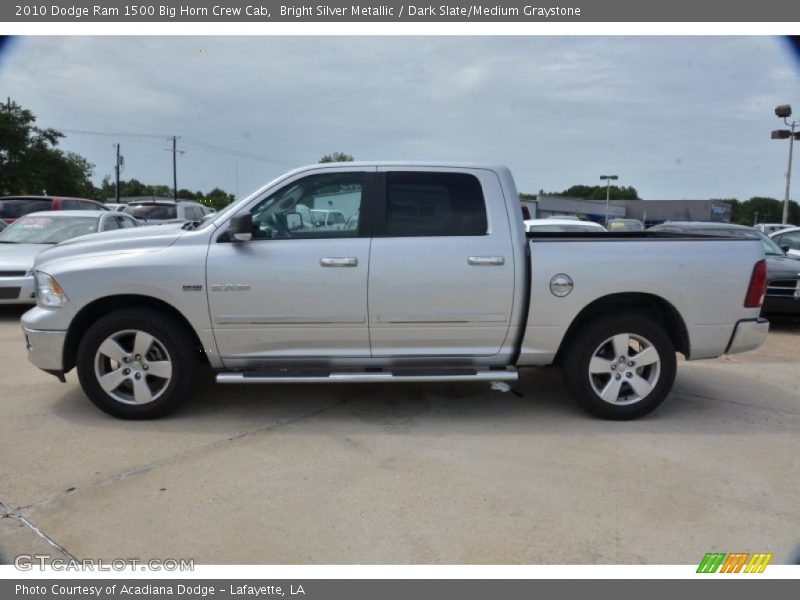 Bright Silver Metallic / Dark Slate/Medium Graystone 2010 Dodge Ram 1500 Big Horn Crew Cab