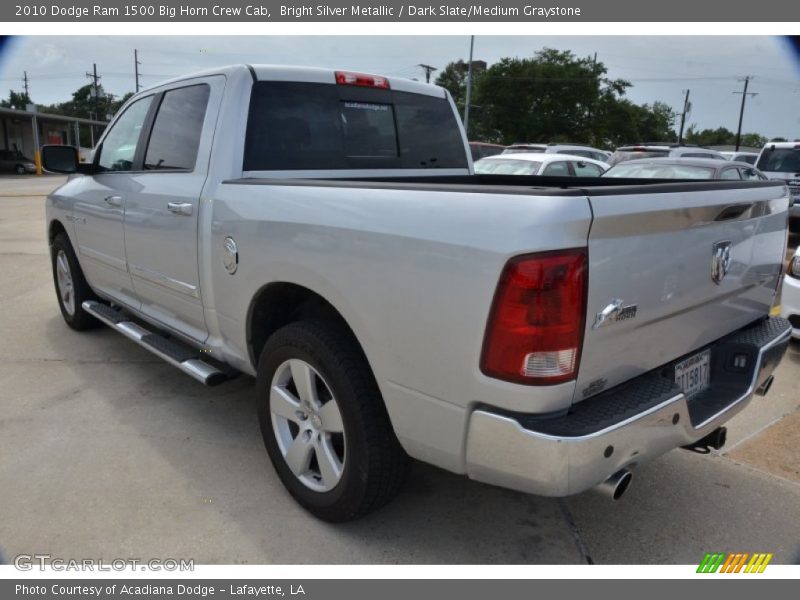 Bright Silver Metallic / Dark Slate/Medium Graystone 2010 Dodge Ram 1500 Big Horn Crew Cab