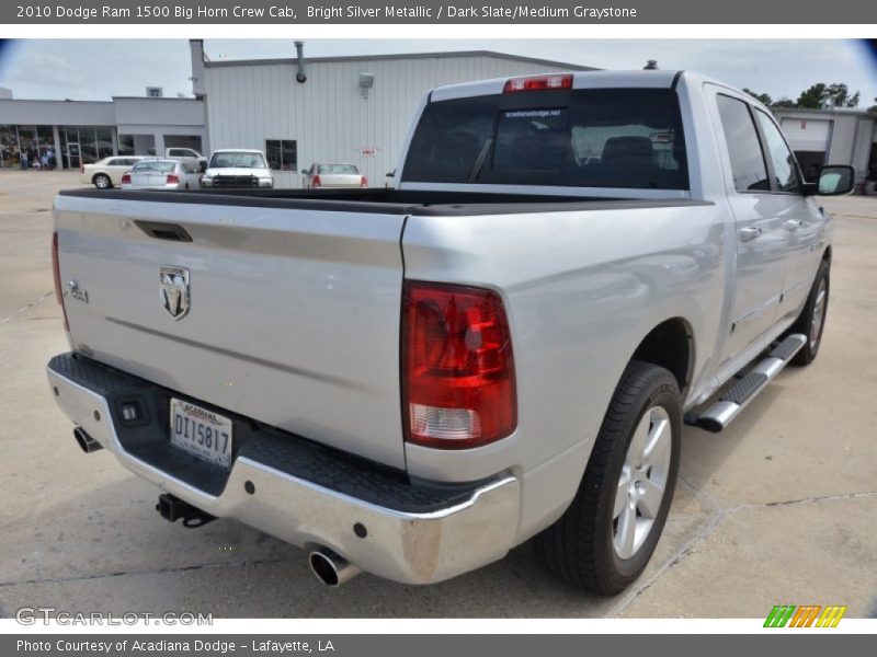 Bright Silver Metallic / Dark Slate/Medium Graystone 2010 Dodge Ram 1500 Big Horn Crew Cab
