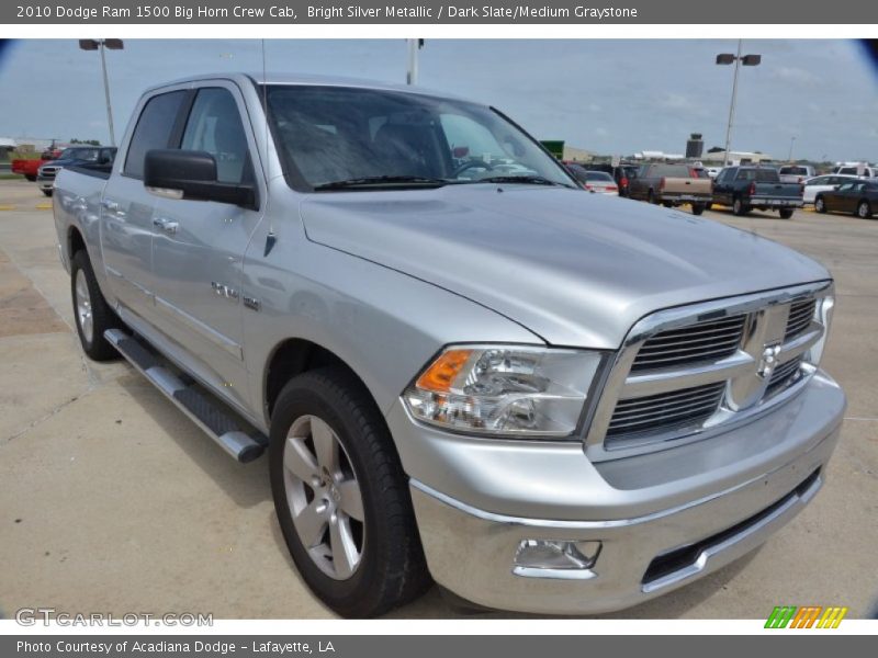 Bright Silver Metallic / Dark Slate/Medium Graystone 2010 Dodge Ram 1500 Big Horn Crew Cab