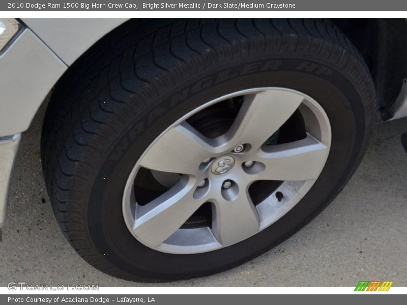 Bright Silver Metallic / Dark Slate/Medium Graystone 2010 Dodge Ram 1500 Big Horn Crew Cab