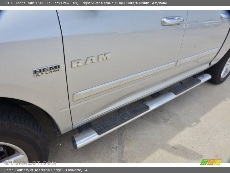 Bright Silver Metallic / Dark Slate/Medium Graystone 2010 Dodge Ram 1500 Big Horn Crew Cab