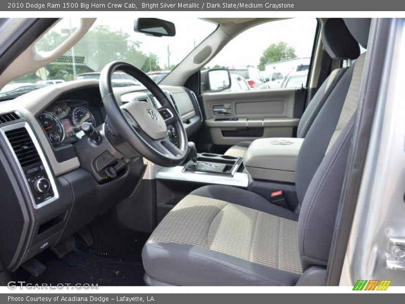 Bright Silver Metallic / Dark Slate/Medium Graystone 2010 Dodge Ram 1500 Big Horn Crew Cab