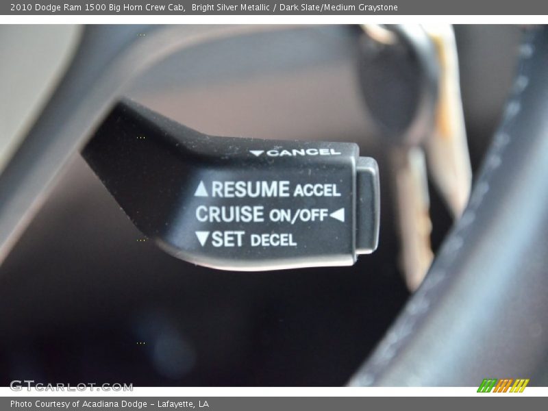 Bright Silver Metallic / Dark Slate/Medium Graystone 2010 Dodge Ram 1500 Big Horn Crew Cab