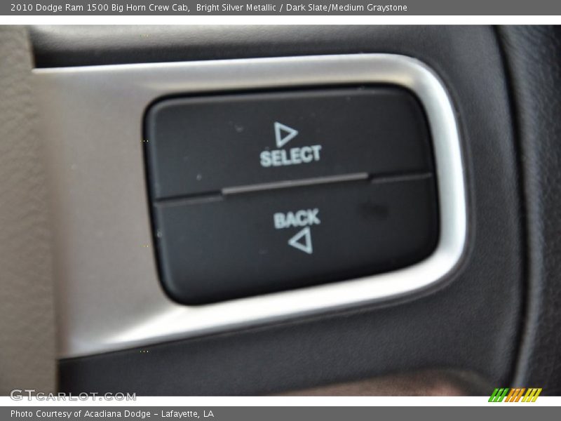 Bright Silver Metallic / Dark Slate/Medium Graystone 2010 Dodge Ram 1500 Big Horn Crew Cab