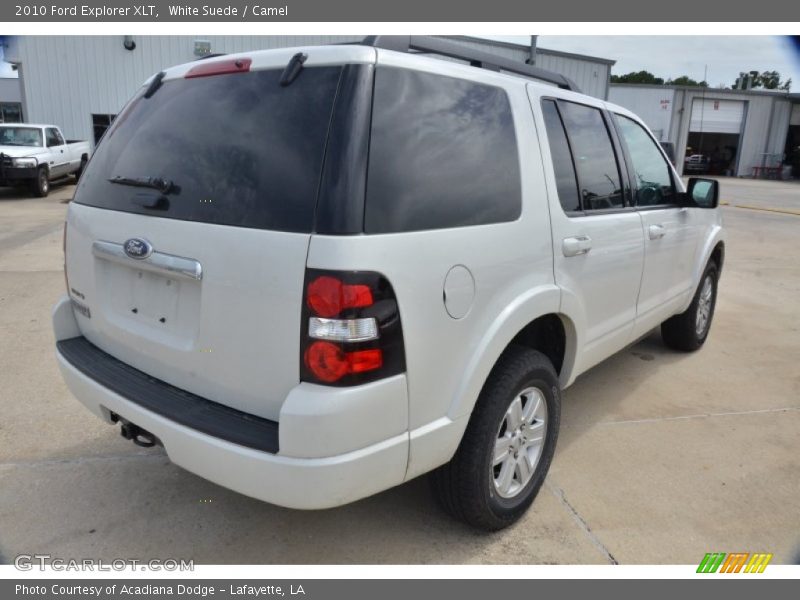 White Suede / Camel 2010 Ford Explorer XLT