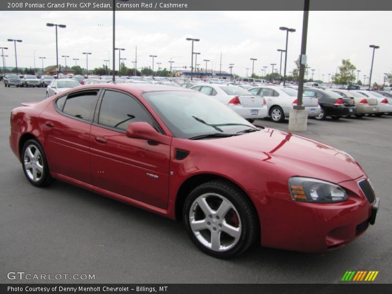 Crimson Red / Cashmere 2008 Pontiac Grand Prix GXP Sedan