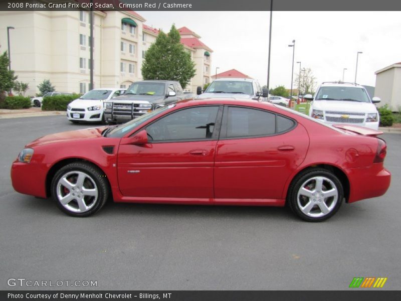  2008 Grand Prix GXP Sedan Crimson Red