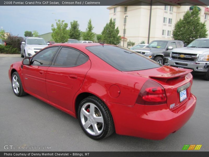 Crimson Red / Cashmere 2008 Pontiac Grand Prix GXP Sedan