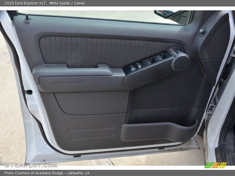White Suede / Camel 2010 Ford Explorer XLT