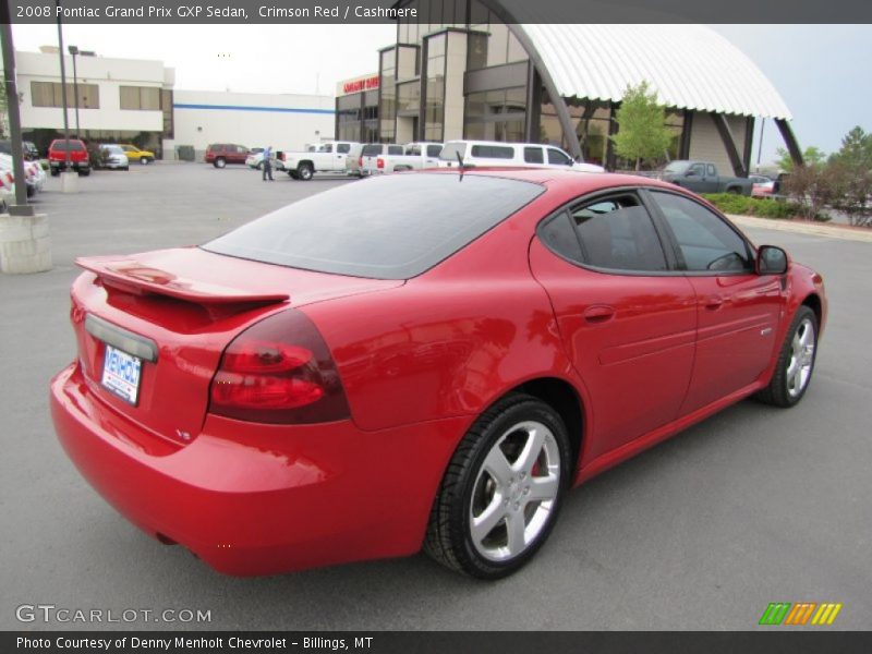 Crimson Red / Cashmere 2008 Pontiac Grand Prix GXP Sedan