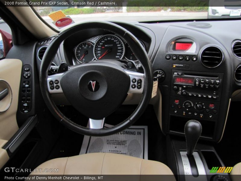 Dashboard of 2008 Grand Prix GXP Sedan