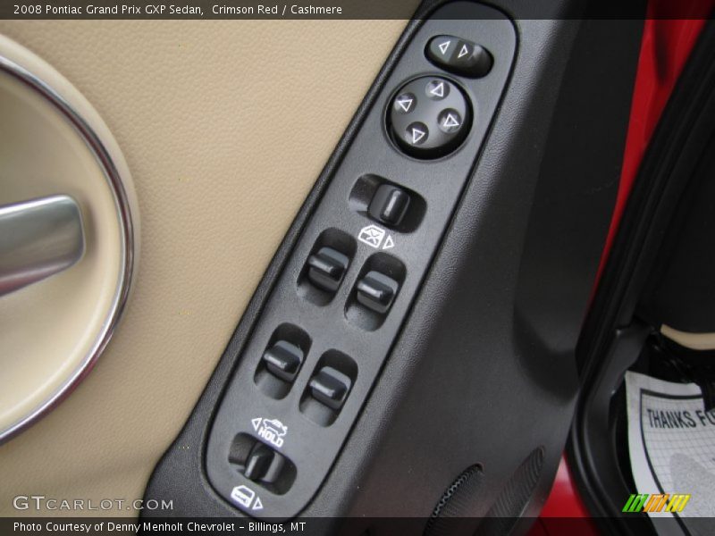 Controls of 2008 Grand Prix GXP Sedan