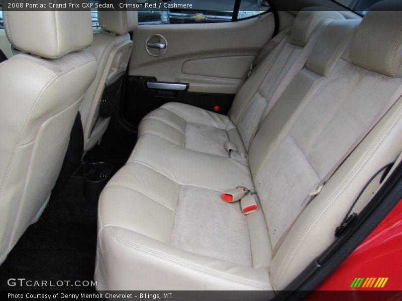 Rear Seat of 2008 Grand Prix GXP Sedan