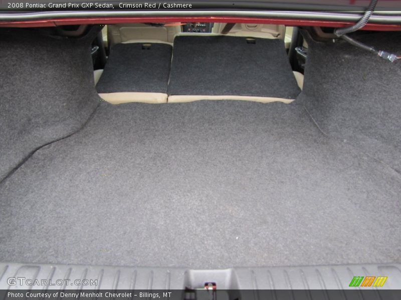  2008 Grand Prix GXP Sedan Trunk