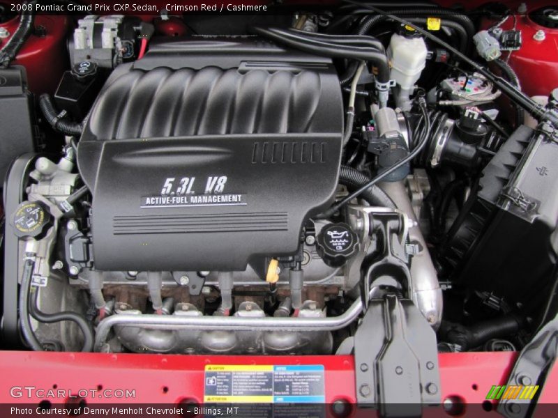  2008 Grand Prix GXP Sedan Engine - 5.3 Liter OHV 16-Valve LS4 V8