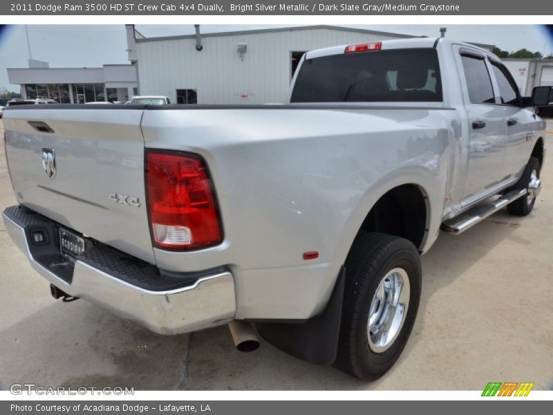 Bright Silver Metallic / Dark Slate Gray/Medium Graystone 2011 Dodge Ram 3500 HD ST Crew Cab 4x4 Dually