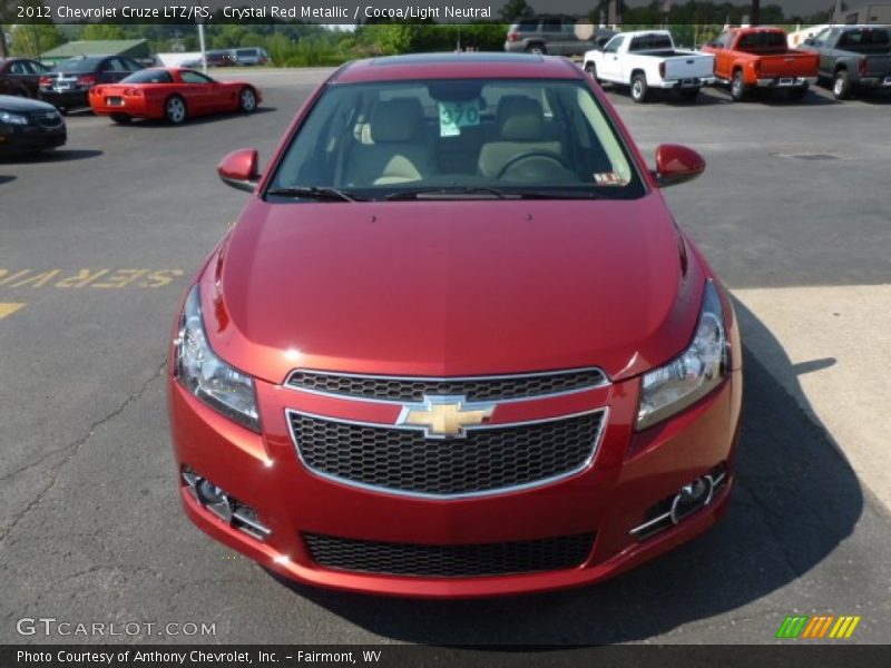 Crystal Red Metallic / Cocoa/Light Neutral 2012 Chevrolet Cruze LTZ/RS