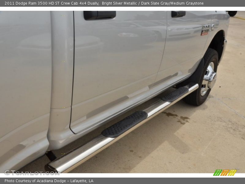 Bright Silver Metallic / Dark Slate Gray/Medium Graystone 2011 Dodge Ram 3500 HD ST Crew Cab 4x4 Dually