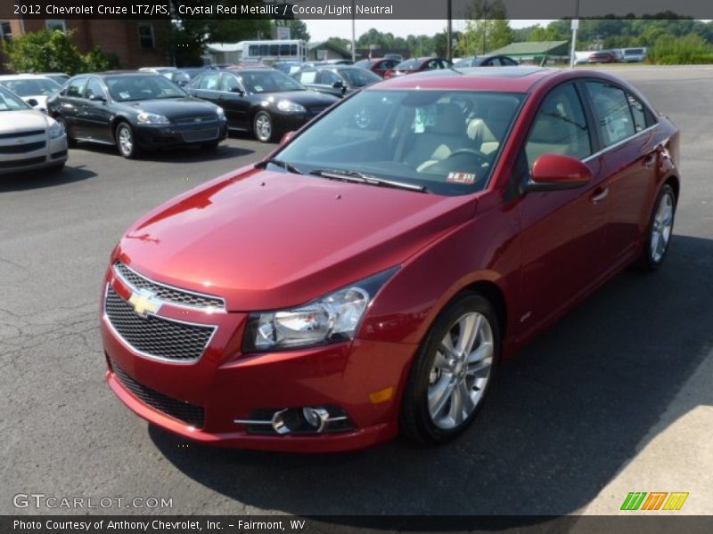 Crystal Red Metallic / Cocoa/Light Neutral 2012 Chevrolet Cruze LTZ/RS