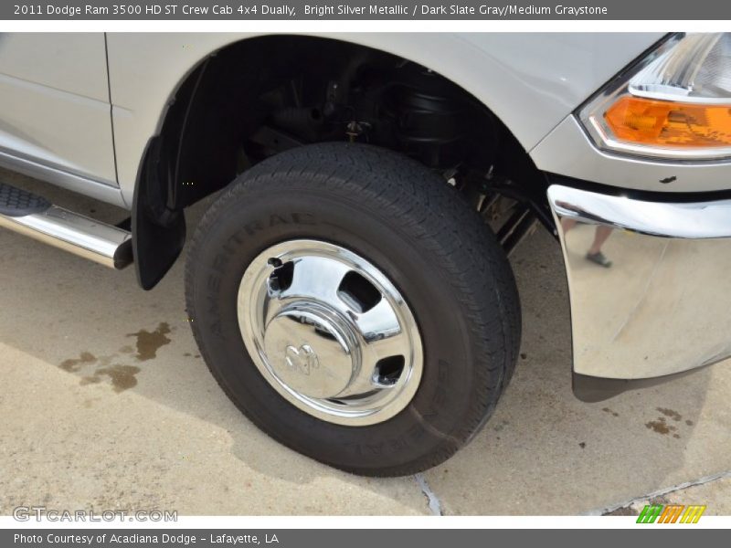Bright Silver Metallic / Dark Slate Gray/Medium Graystone 2011 Dodge Ram 3500 HD ST Crew Cab 4x4 Dually