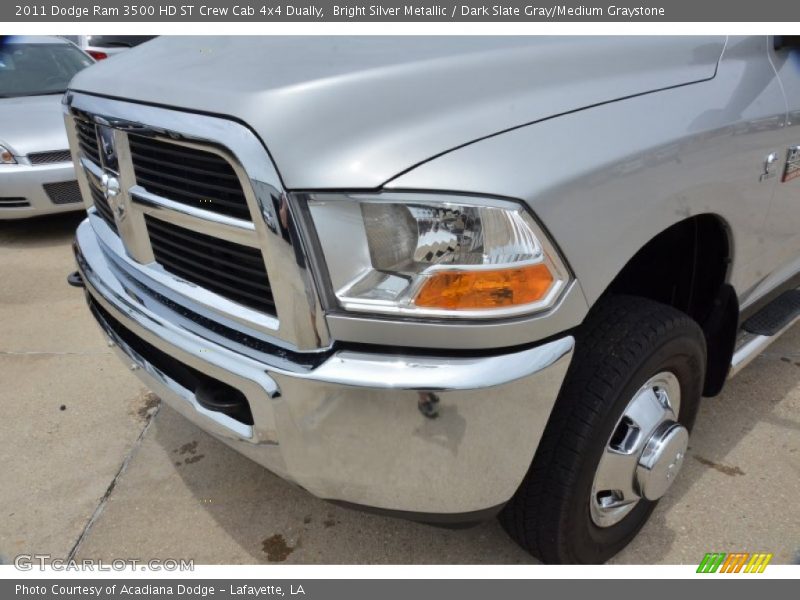 Bright Silver Metallic / Dark Slate Gray/Medium Graystone 2011 Dodge Ram 3500 HD ST Crew Cab 4x4 Dually