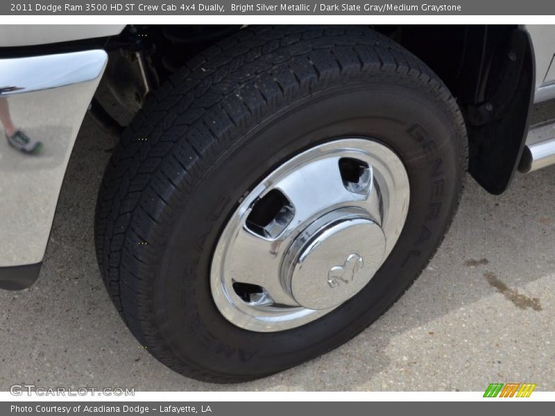 Bright Silver Metallic / Dark Slate Gray/Medium Graystone 2011 Dodge Ram 3500 HD ST Crew Cab 4x4 Dually