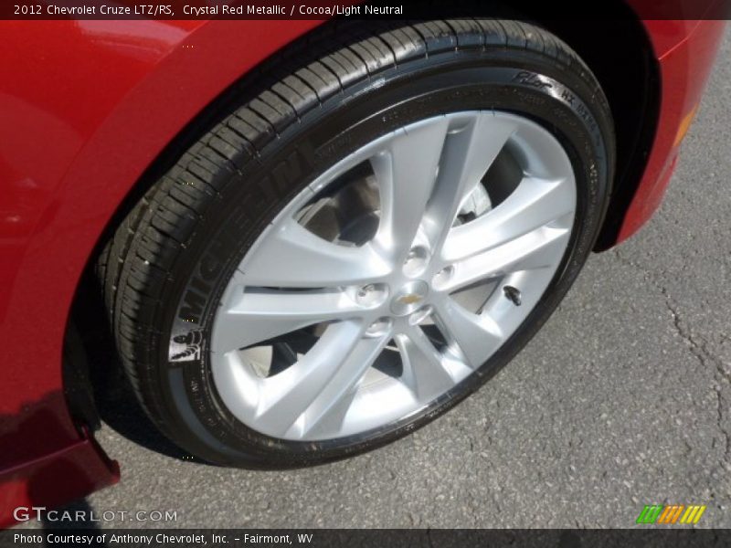 Crystal Red Metallic / Cocoa/Light Neutral 2012 Chevrolet Cruze LTZ/RS