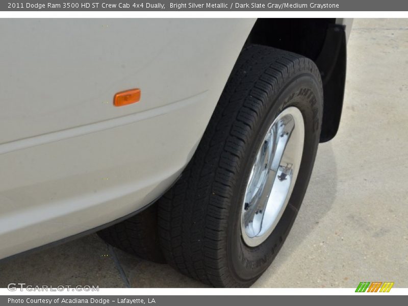 Bright Silver Metallic / Dark Slate Gray/Medium Graystone 2011 Dodge Ram 3500 HD ST Crew Cab 4x4 Dually