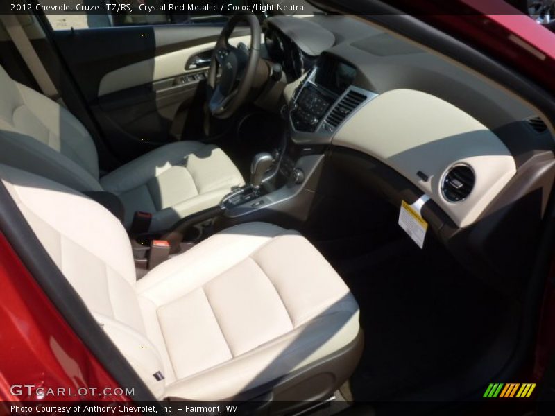 Crystal Red Metallic / Cocoa/Light Neutral 2012 Chevrolet Cruze LTZ/RS