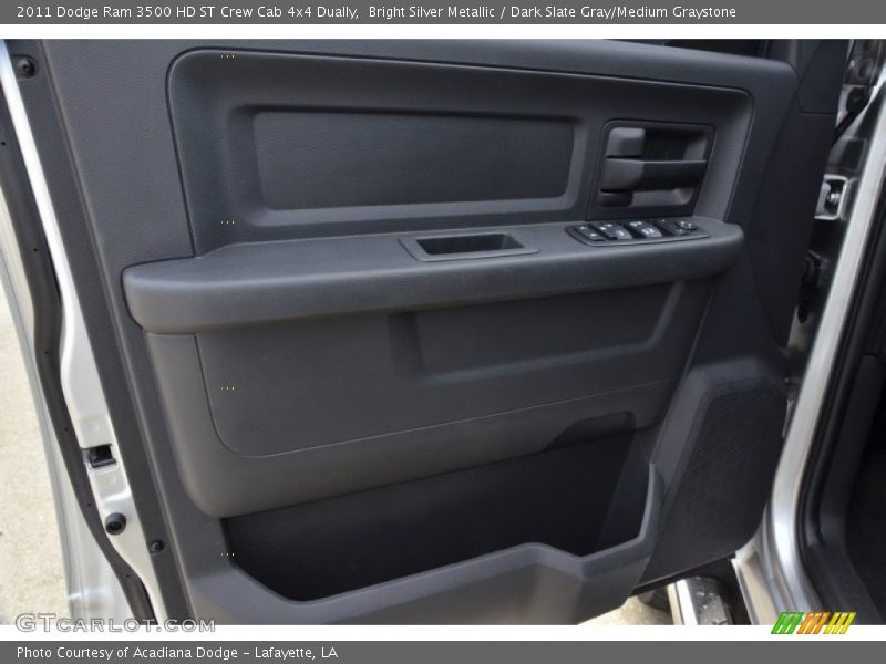 Bright Silver Metallic / Dark Slate Gray/Medium Graystone 2011 Dodge Ram 3500 HD ST Crew Cab 4x4 Dually