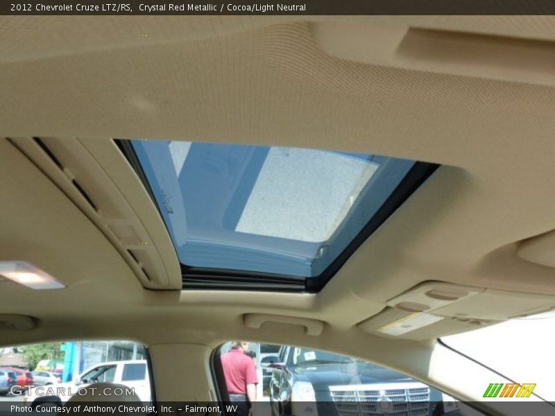 Crystal Red Metallic / Cocoa/Light Neutral 2012 Chevrolet Cruze LTZ/RS