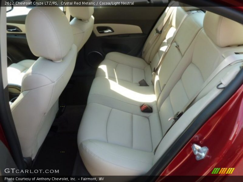 Crystal Red Metallic / Cocoa/Light Neutral 2012 Chevrolet Cruze LTZ/RS
