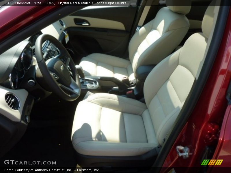 Crystal Red Metallic / Cocoa/Light Neutral 2012 Chevrolet Cruze LTZ/RS
