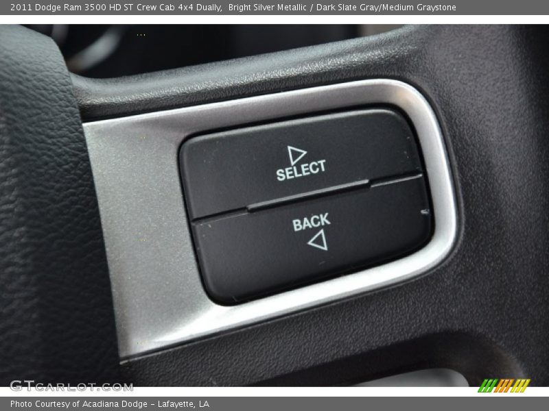 Bright Silver Metallic / Dark Slate Gray/Medium Graystone 2011 Dodge Ram 3500 HD ST Crew Cab 4x4 Dually