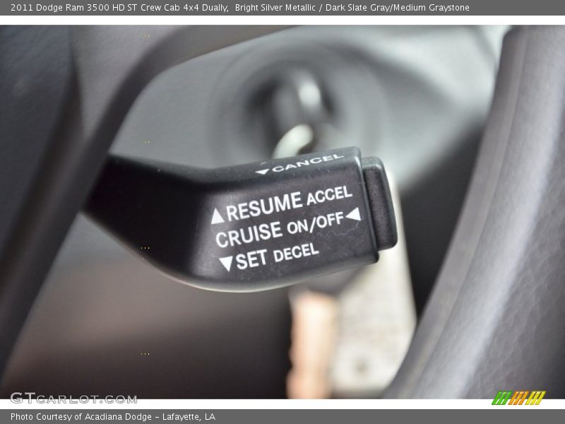 Bright Silver Metallic / Dark Slate Gray/Medium Graystone 2011 Dodge Ram 3500 HD ST Crew Cab 4x4 Dually